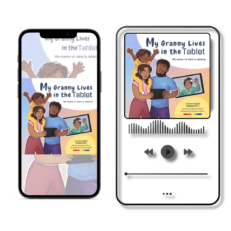 Ma mamie vit dans la tablette — Bundle eBook & Livre Audio